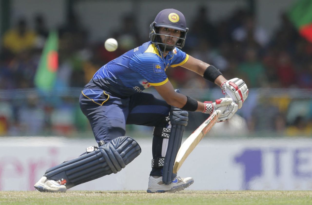Kusal Mendis anchored Sri Lanka's innings yet again, Sri Lanka v Bangladesh, 3rd ODI, Colombo, April 1, 2017