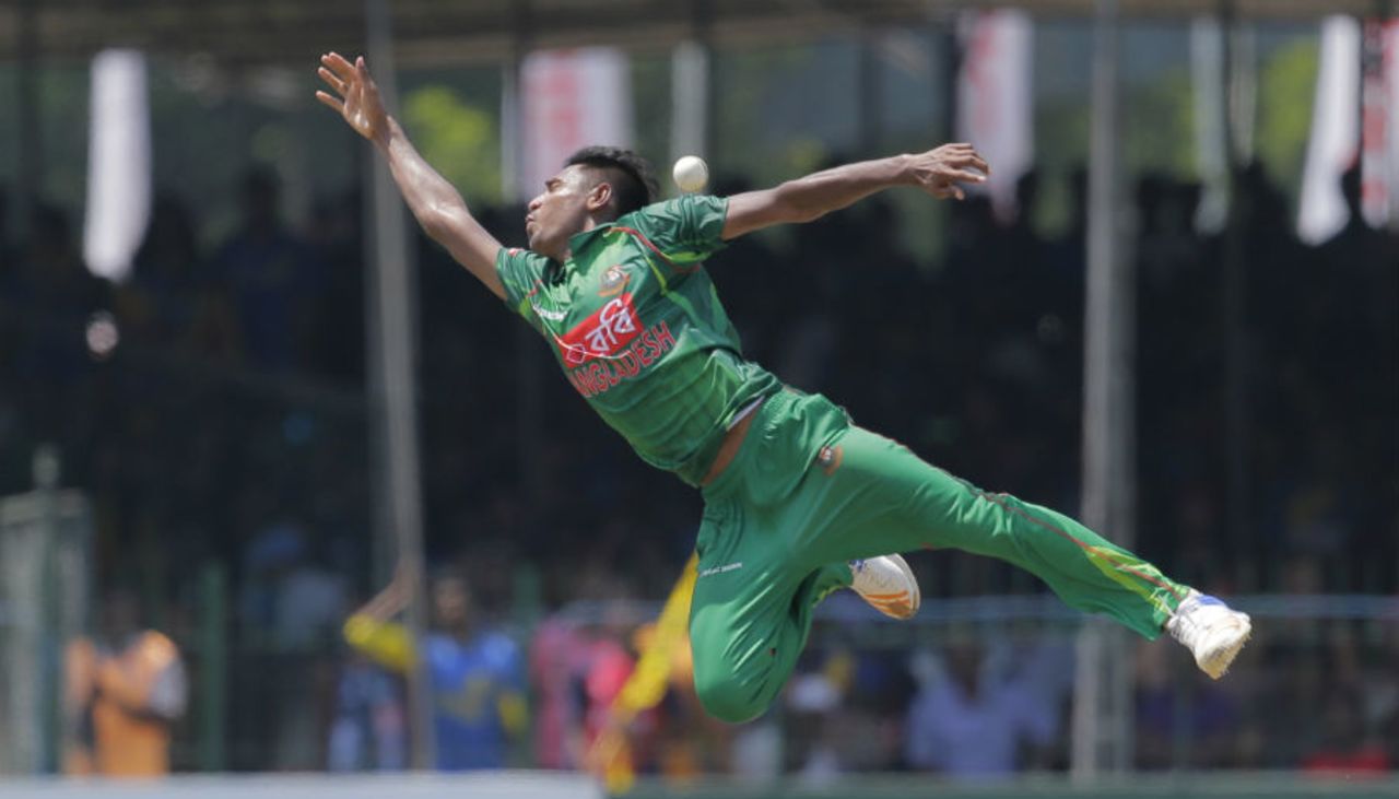 There was plenty of fizz in Mustafizur's efforts as a fielder too, Sri Lanka v Bangladesh, 3rd ODI, Colombo, April 1, 2017
