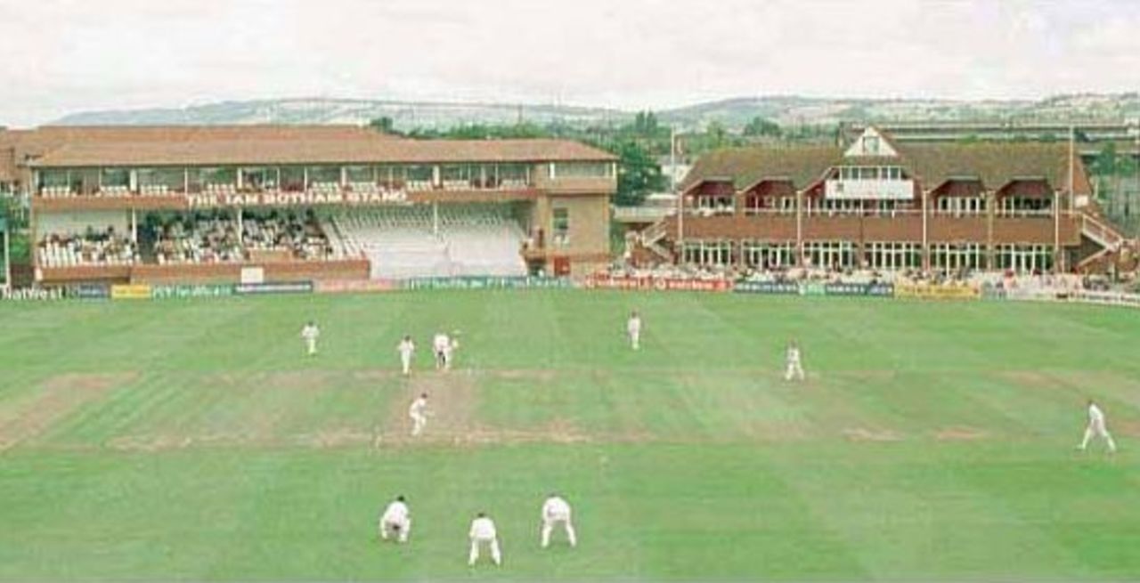 The Ian Botham Stand and Colin Atkinson Pavilion