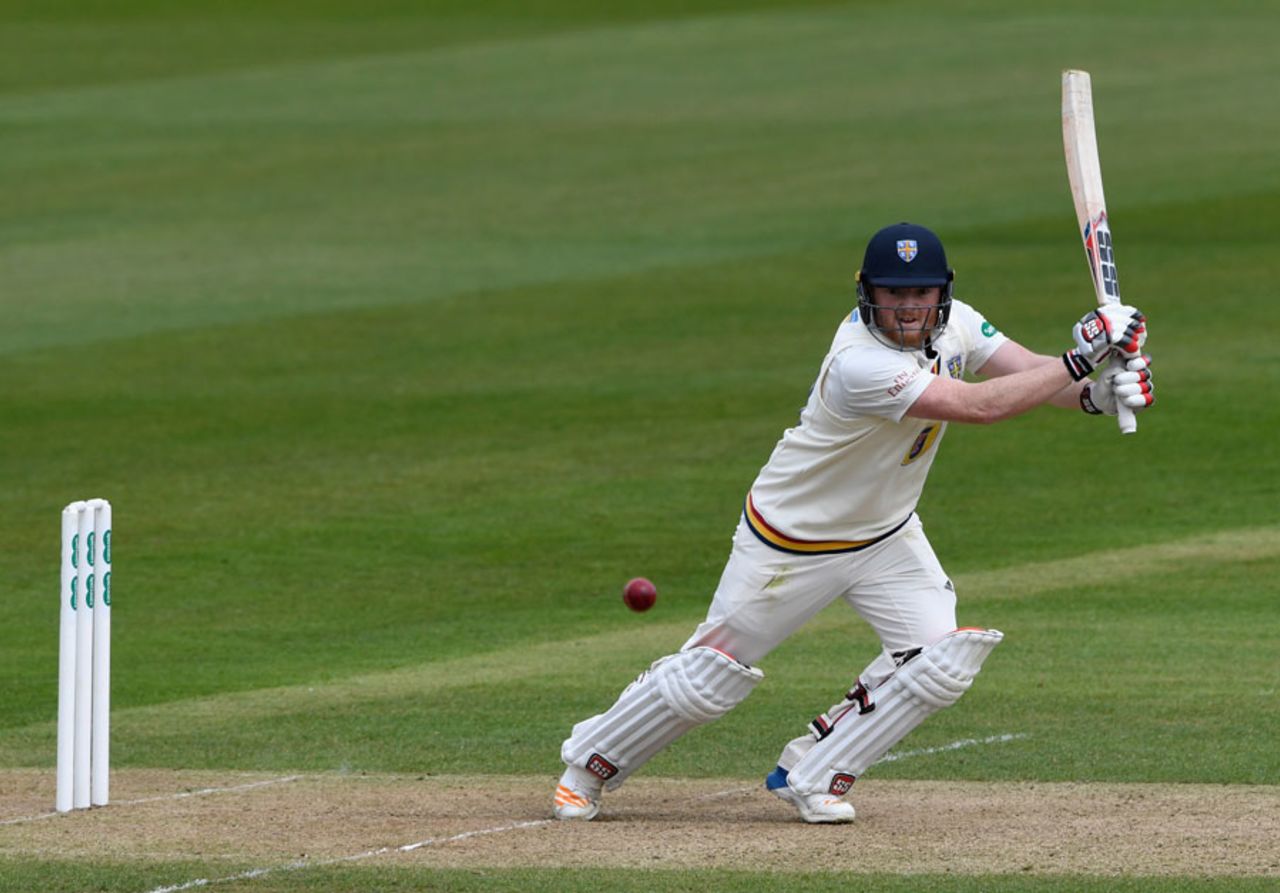 Stuart Poynter top-scored with 65, Durham v Nottinghamshire, County Championship, Division Two, Chester-le-Street, 1st day, April 14, 2017