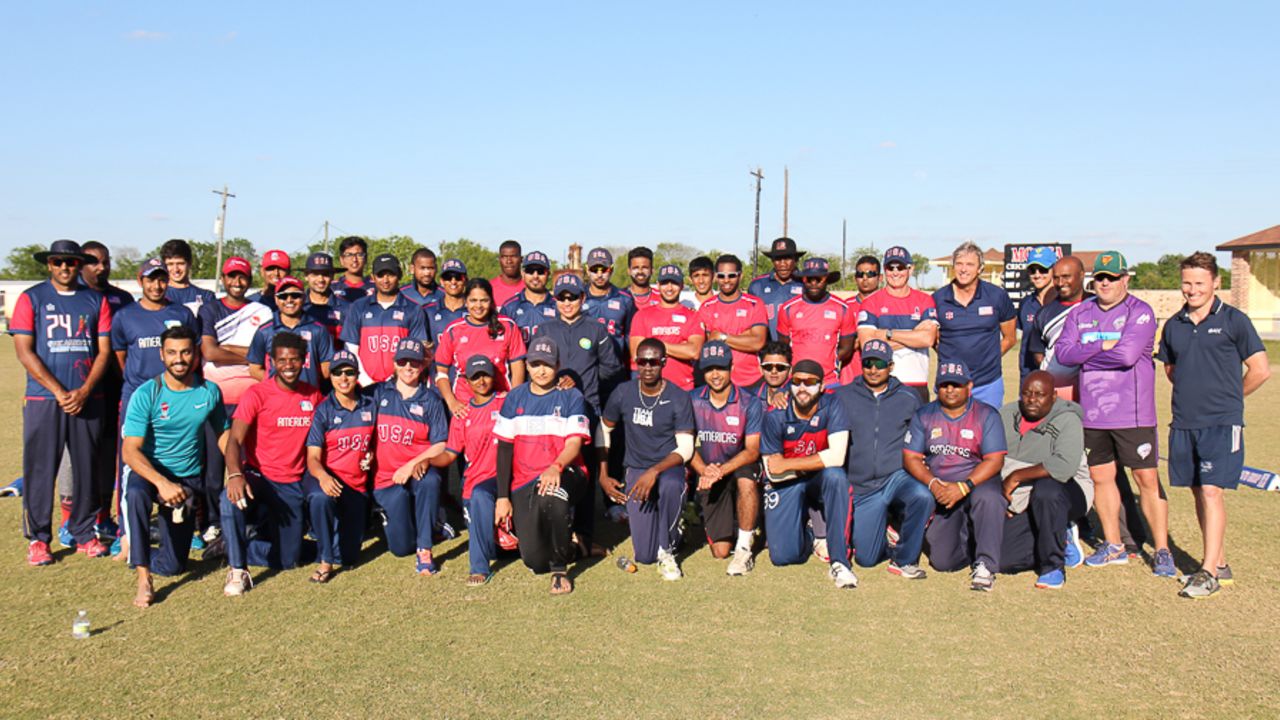 USA men, women and U-19 squad members took part in a specialist skills camp in Texas led by USA coach Pubudu Dassanayake and visiting guest coaches, Pearland, April 8, 2017
