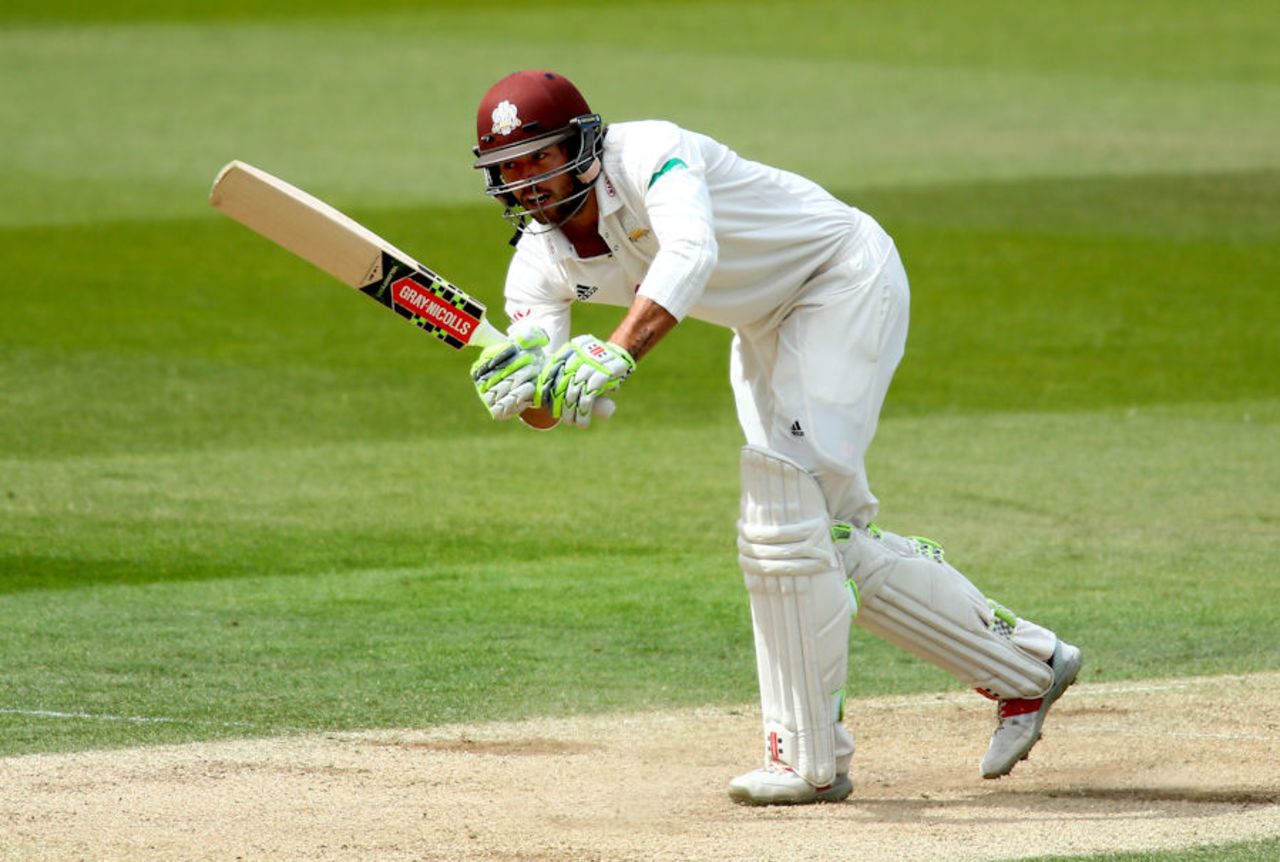 Ben Foakes works to the leg side, Surrey v Lancashire, Specsavers Championship Division One, Kia Oval, April 14-17, 2017