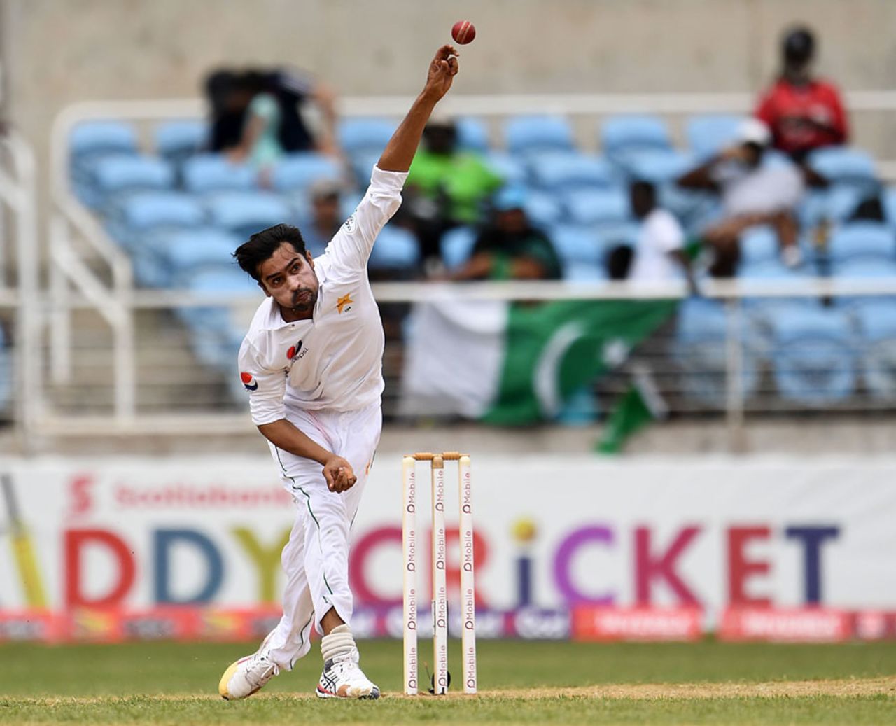 Mohammad Amir impressed on the opening day, West Indies v Pakistan, 1st Test, Jamaica, 1st day, April 21, 2017