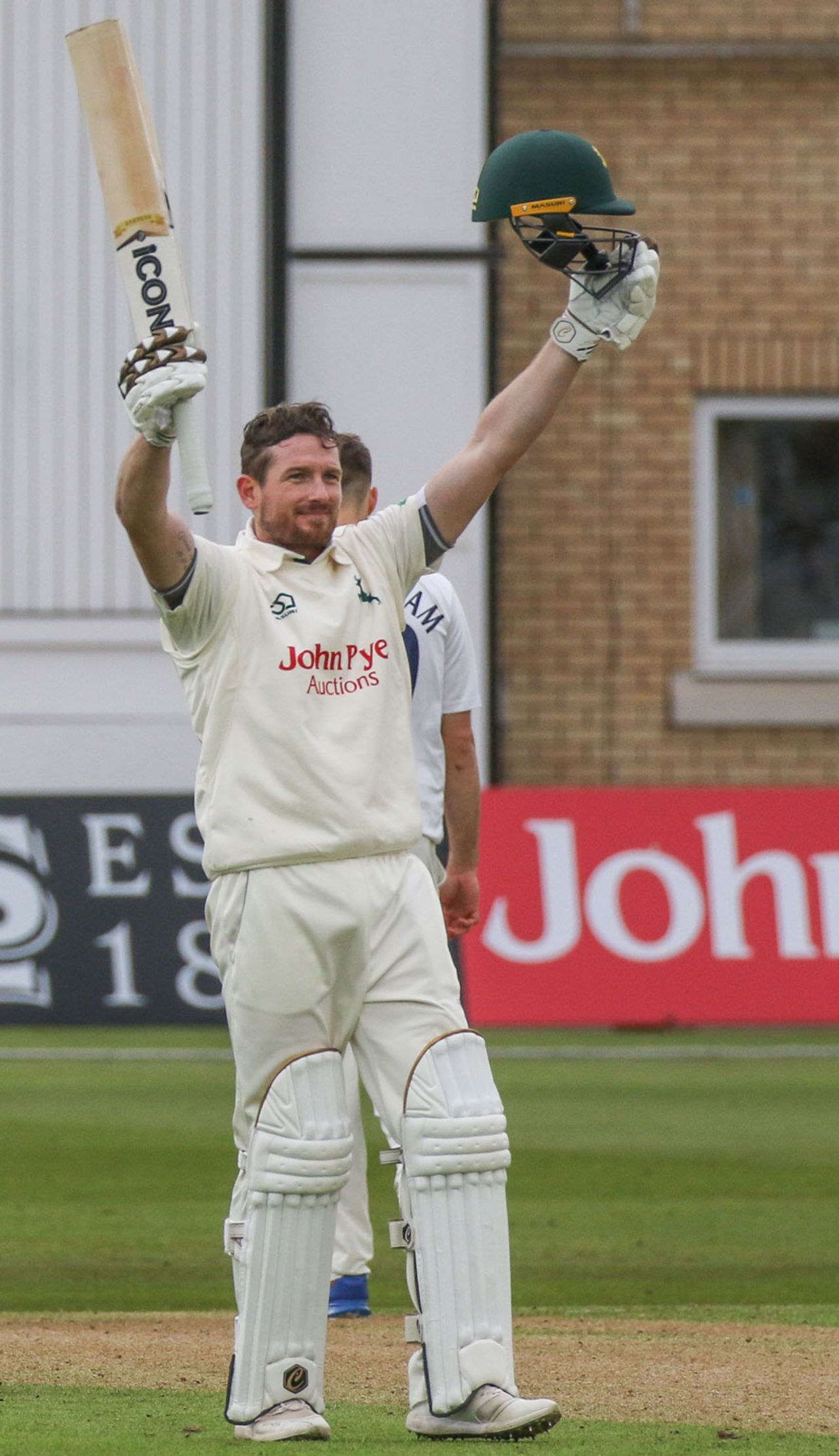 Riki Wessels made a maiden first-class double-hundred, Nottinghamshire v Sussex, County Championship, Division Two, Trent Bridge, 1st day, April 21, 2017