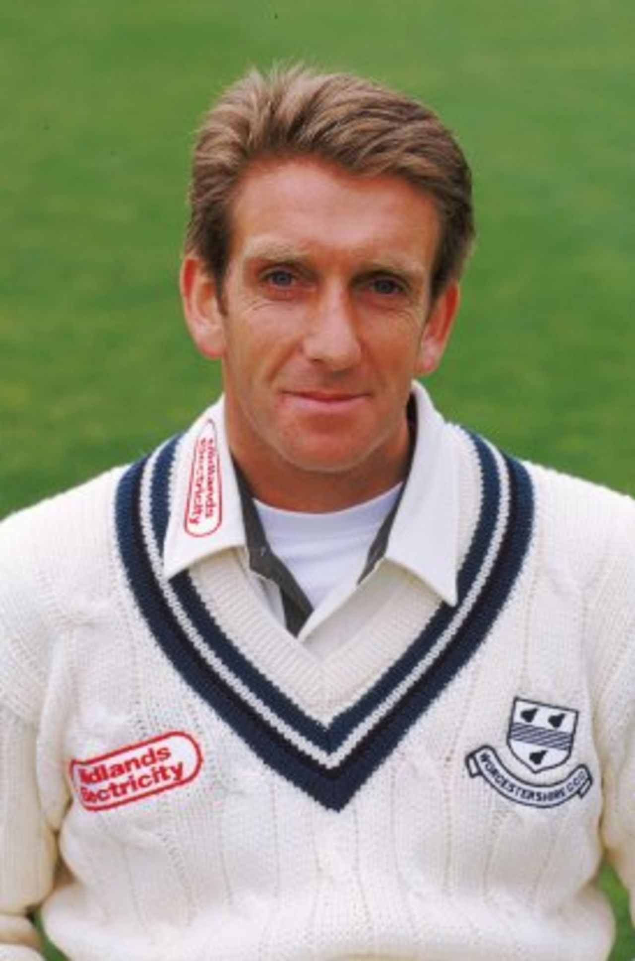 14 Apr 2000: Portrait of Paul Pollard taken during a Worcestershire County Cricket Club photocall at New Road in Worcester, England.