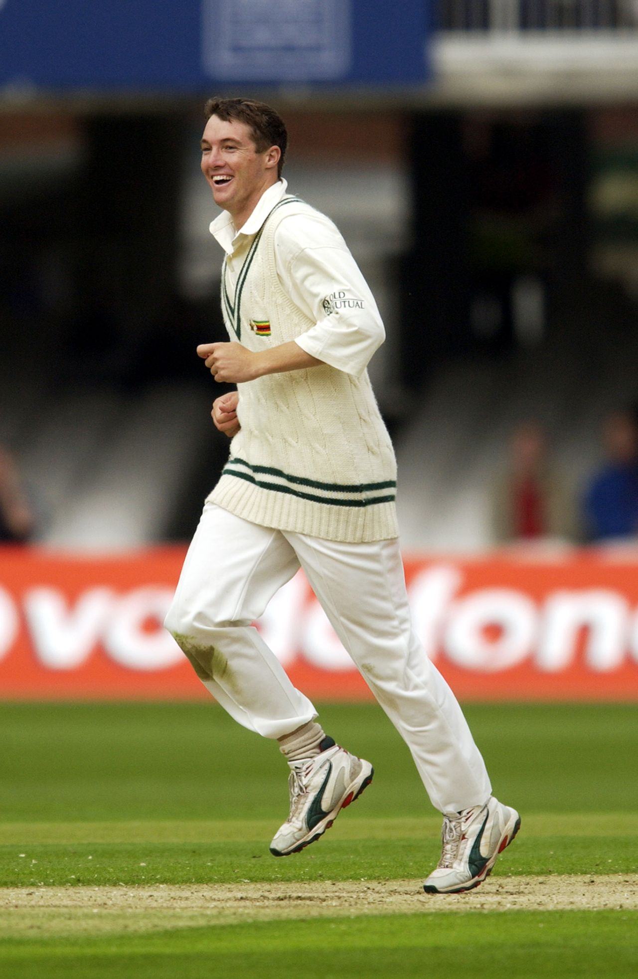 Travis Friend celebrates a wicket, England v Zimbabwe, Lord's, May 22, 2003