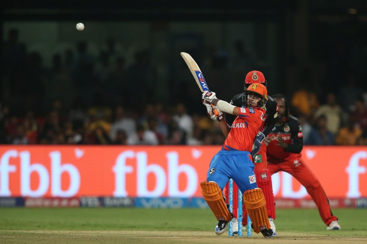 Ishan Kishan opened for Gujarat Lions for the first time, Royal Challengers Bangalore v Gujarat Lions, IPL 2017, Bengaluru, April 27, 2017