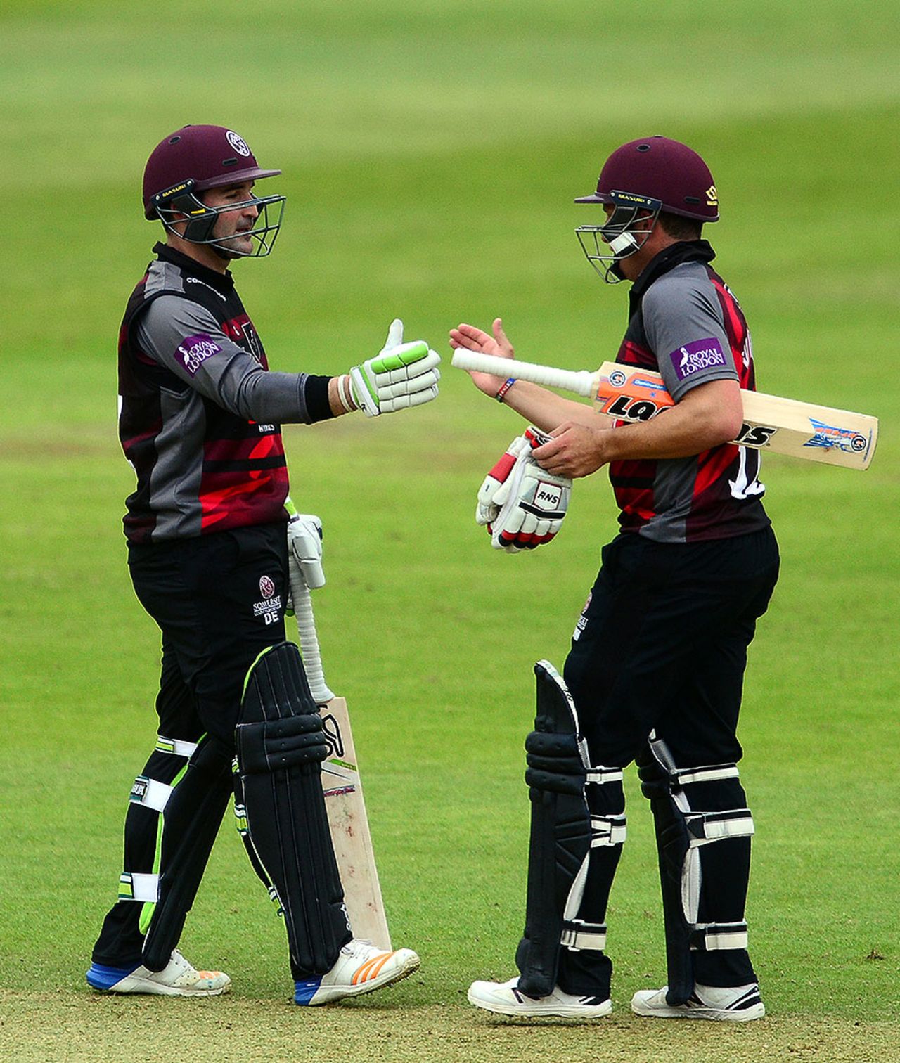 Roelof van der Merwe and Dean Elgar added 213 to rescue Somerset from 22 for 5, Somerset v Surrey, Royal London Cup, South Group, Taunton, April 28, 2017