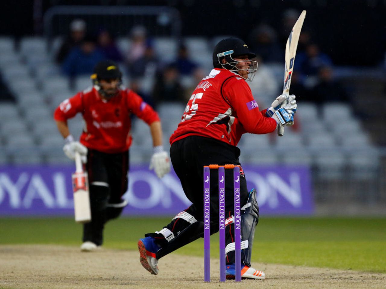 Mark Cosgrove proved a formidable obstacle, Lancashire v Leicestershire, Royal London Cup, North Group, Old Trafford, April 28, 2017