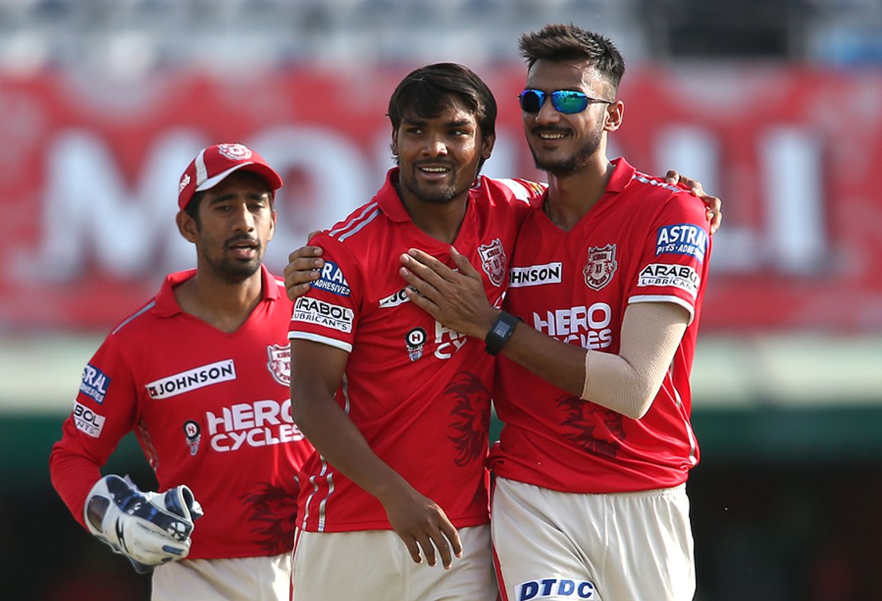Between them, Sandeep Sharma and Axar Patel picked up six wickets and conceded 42 runs, Kings XI Punjab v Delhi Daredevils, IPL 2017, Mohali, April 30