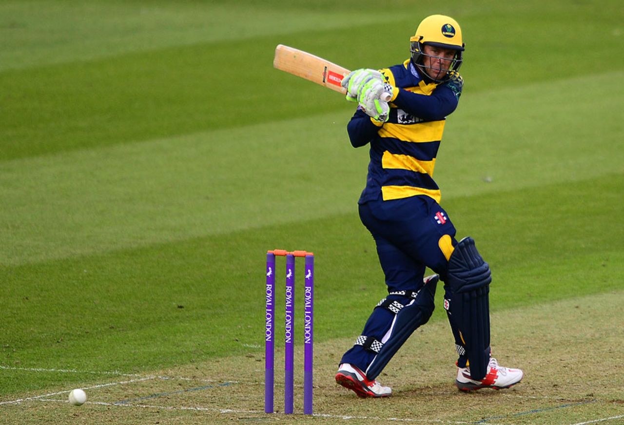 Colin Ingram top-scored for Glamorgan with 72, Glamorgan v Surrey, Royal London Cup, South Group, Cardiff, April 30, 2017