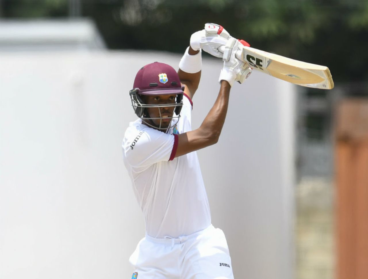 Roston Chase was all class and quality during the course of his third Test fifty, West Indies v Pakistan, 2nd Test, Bridgetown,1st day, April 30, 2017
