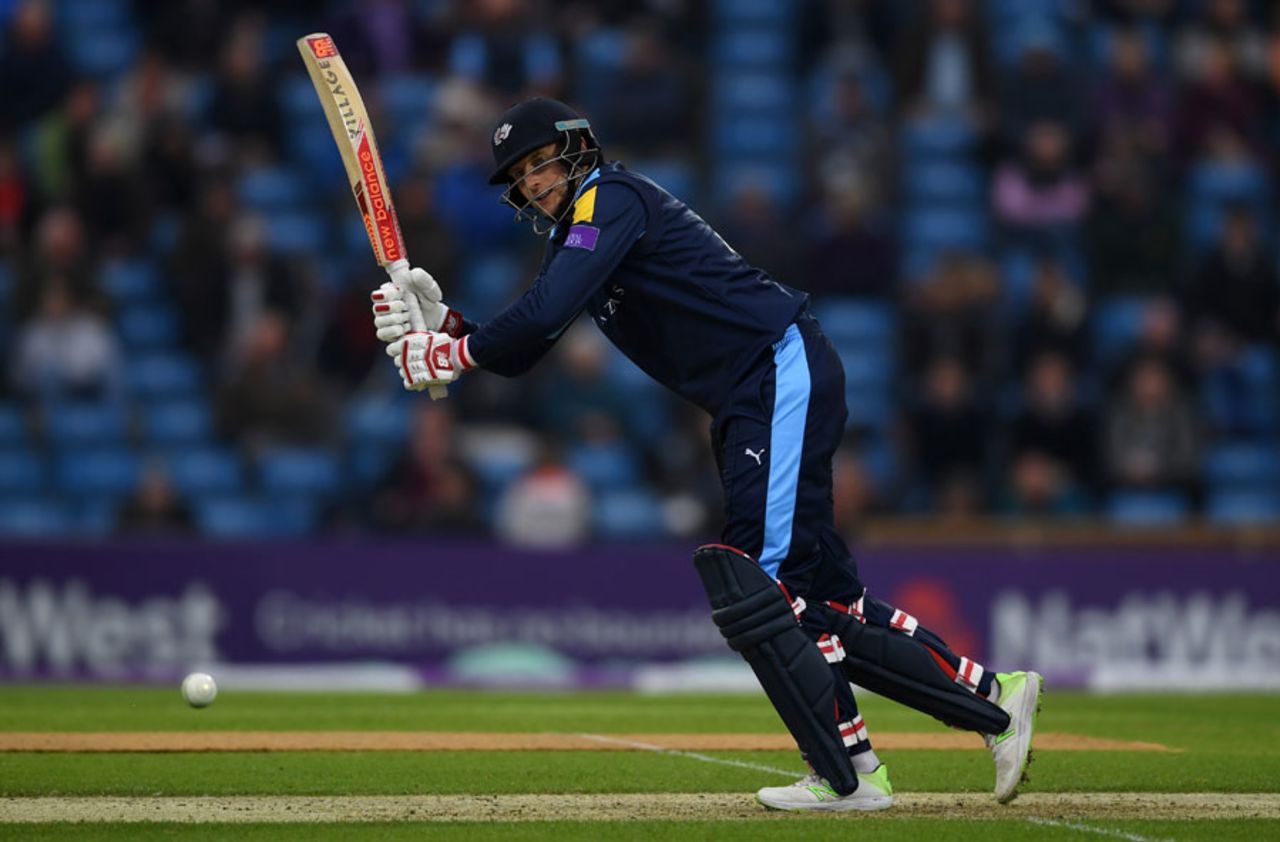 Joe Root was in action in the Roses match, Yorkshire v Lancashire, Royal London Cup, North Group, Headingley, May 1, 2017