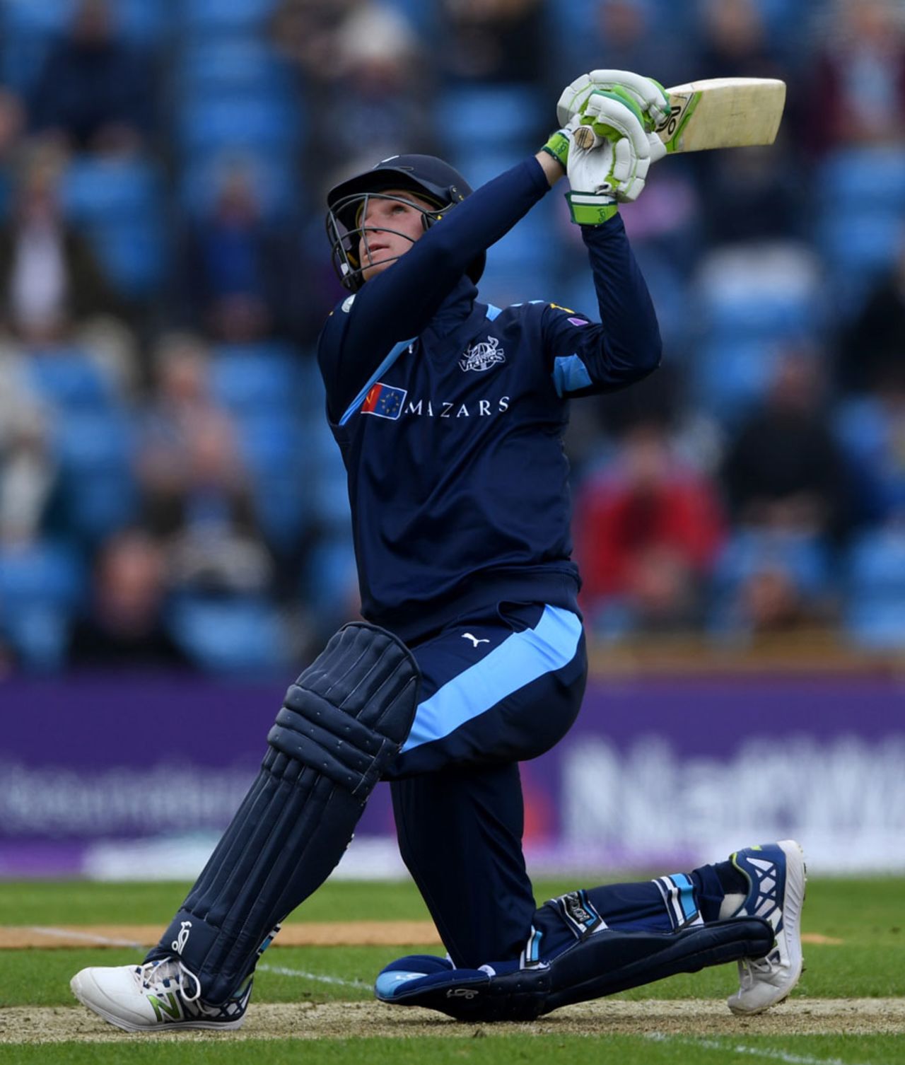 Peter Handscomb swings big on his way to 86 from 78 balls, Yorkshire v Lancashire, Royal London Cup, North Group, Headingley, May 1, 2017