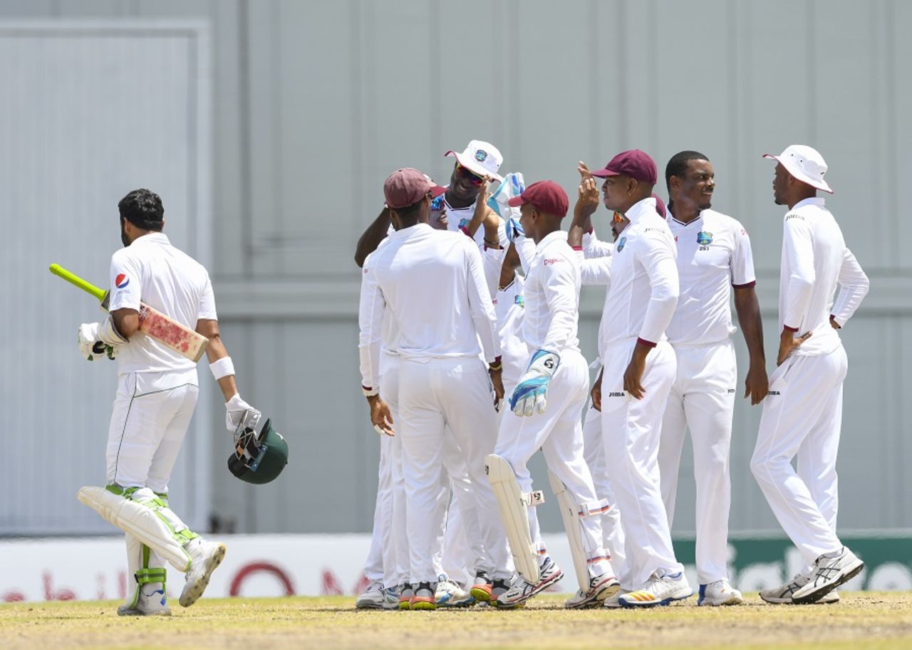 Shannon Gabriel left Pakistan in tatters early in their chase, West Indies v Pakistan, 2nd Test, Bridgetown, 4th day, May 4, 2017