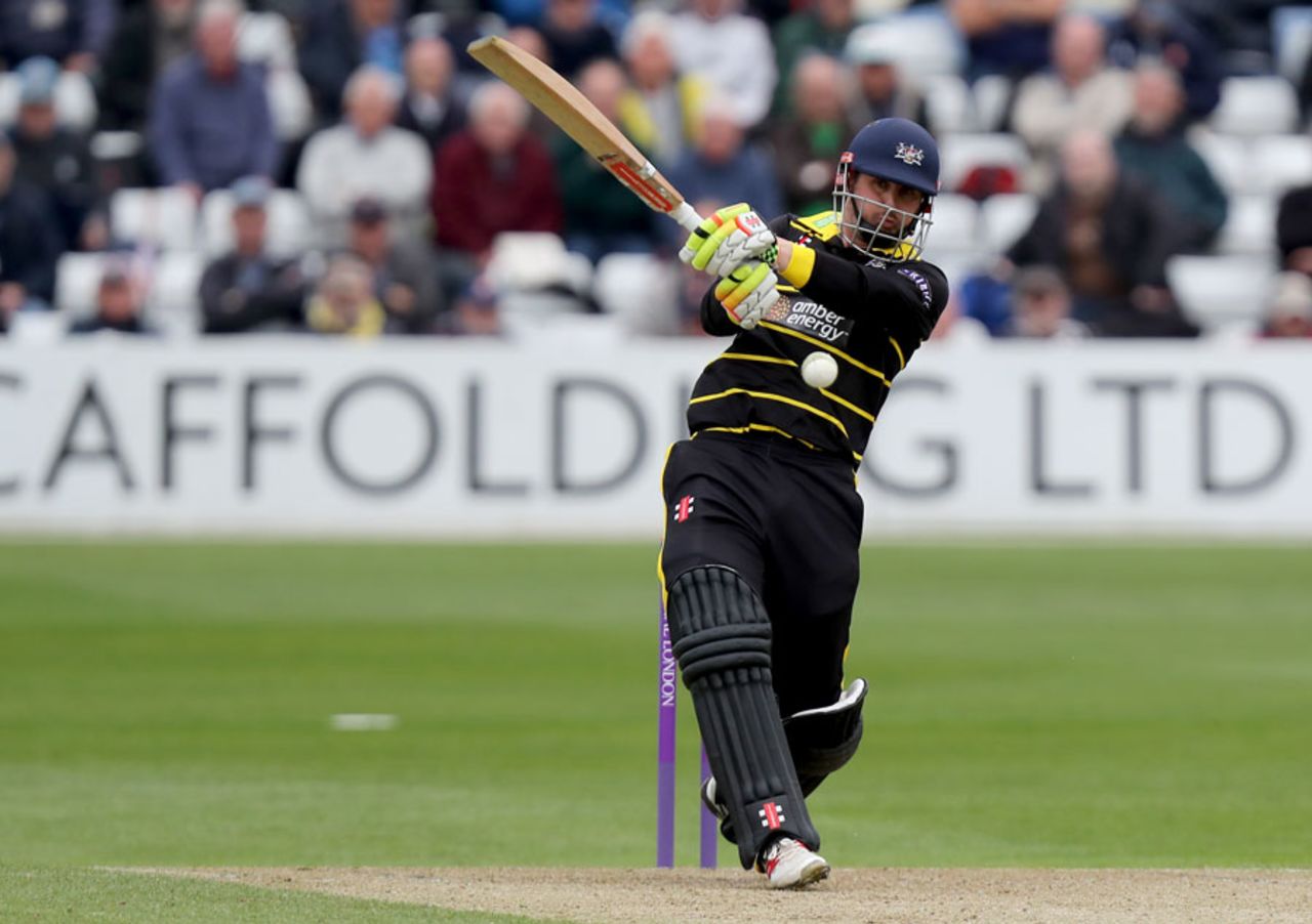 Phil Mustard cracked 90 to lead the Gloucestershire run chase, Essex v Gloucestershire, Royal London Cup, South Group, Chelmsford, May 4, 2017