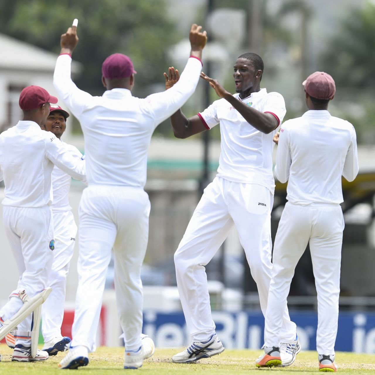 Jason Holder dismissed Sarfraz Ahmed to seal the win, West Indies v Pakistan, 2nd Test, Bridgetown, 5th day, May 4, 2017