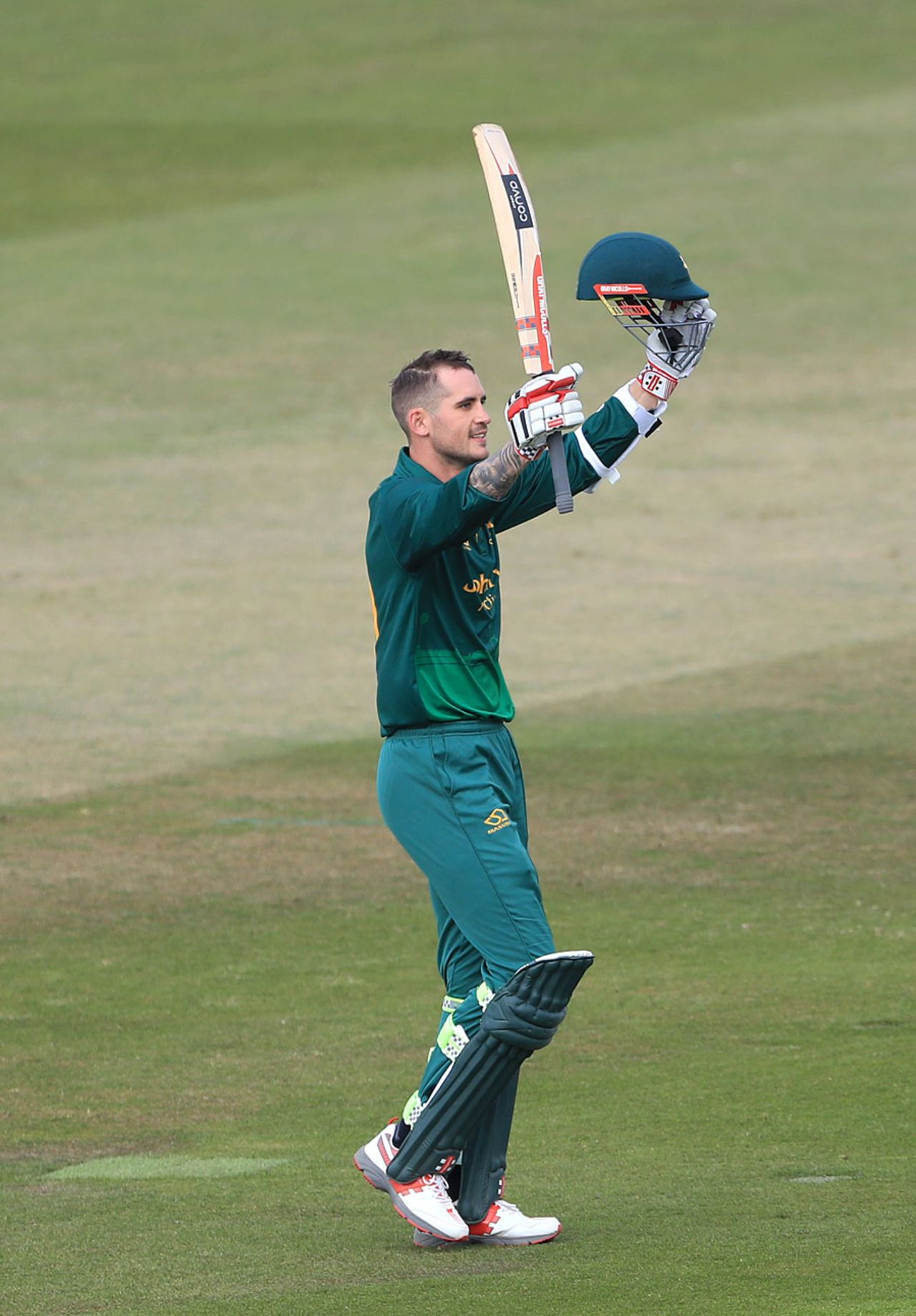 Alex Hales made the most of being dropped with a century, Nottinghamshire v Durham, Royal London Cup, North Group, Trent Bridge, May 11, 2017