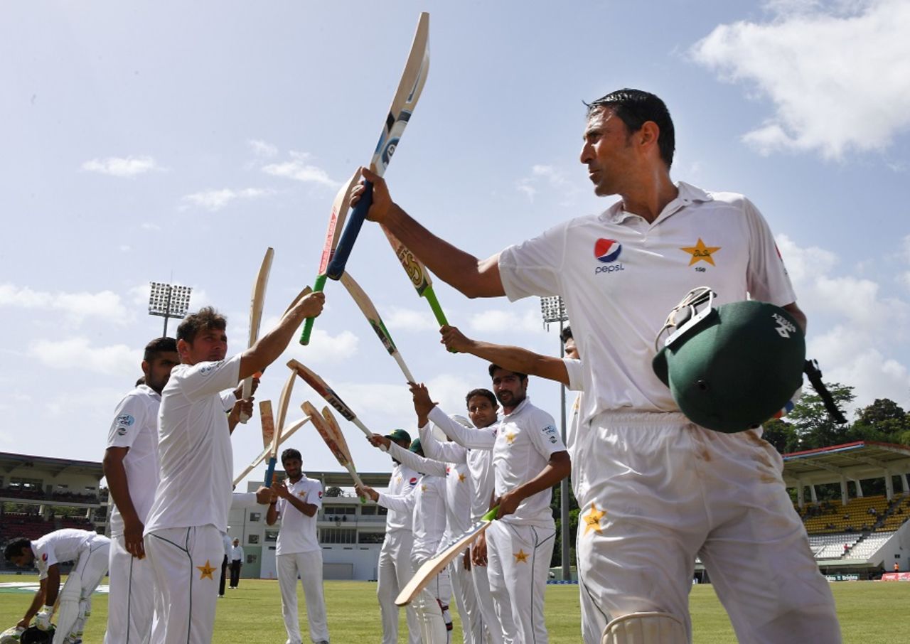 Younis Khan signs off in style, West Indies v Pakistan, 3rd Test, Roseau, 4th day, May 13, 2017