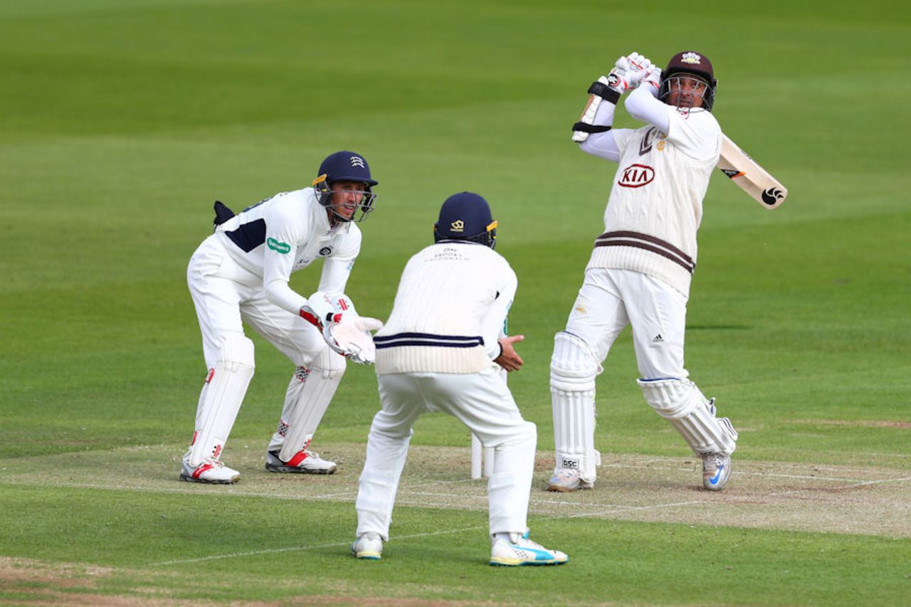 Kumar Sangakkara clears the ropes, Middlesex v Surrey, Specsavers Championship Division One, Lord's, May 19-22 