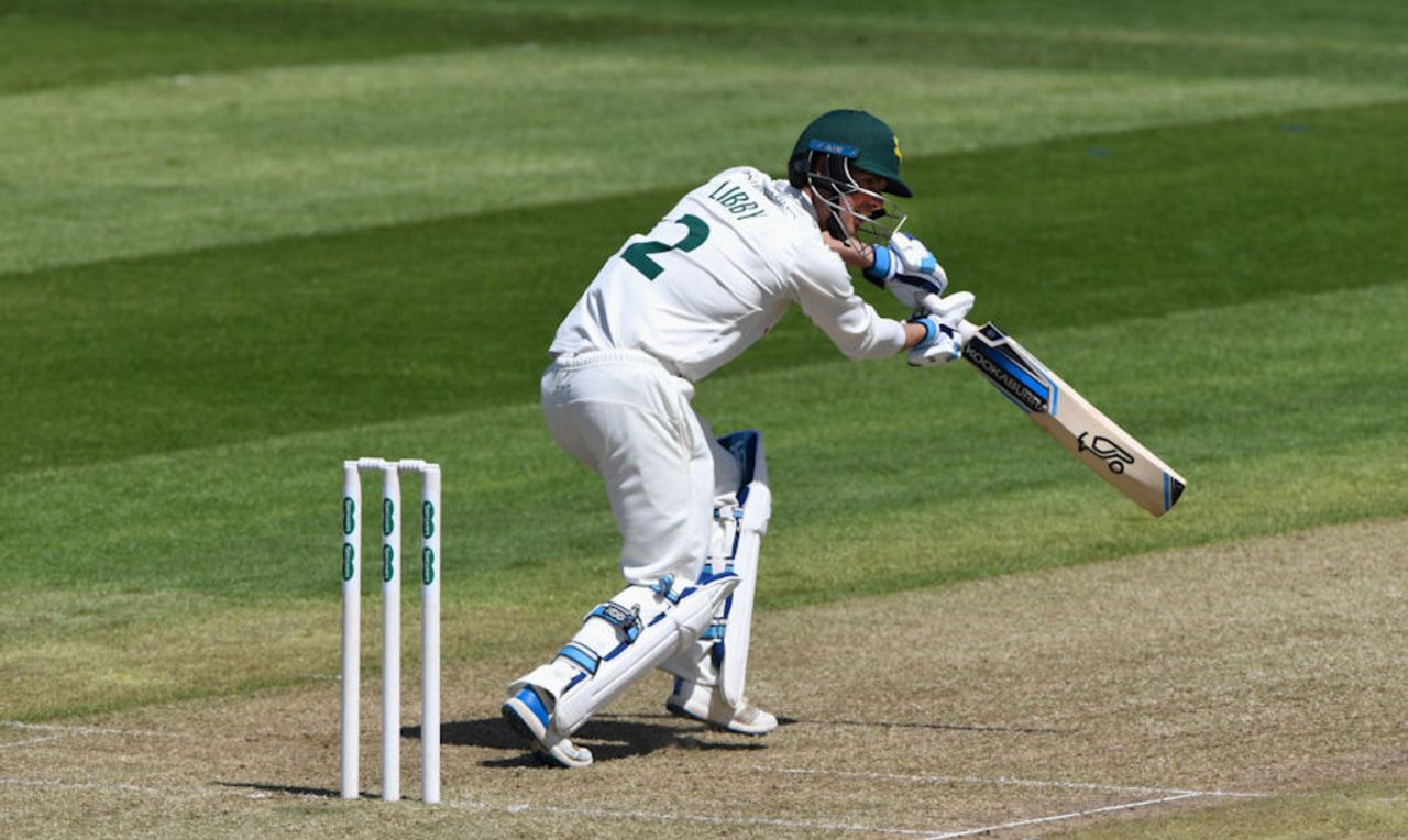 Jake Libby, en route to a Nottinghamshire hundred, Glamorgan v Notts, Specsavers Championship Division Two, May 19, 2017