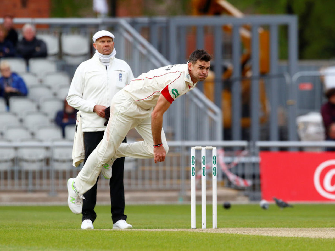 James Anderson relishes a rare appearance for Lancashire, Lancashire v Somerset, Specsavers Championship Division One, April 21, 2017