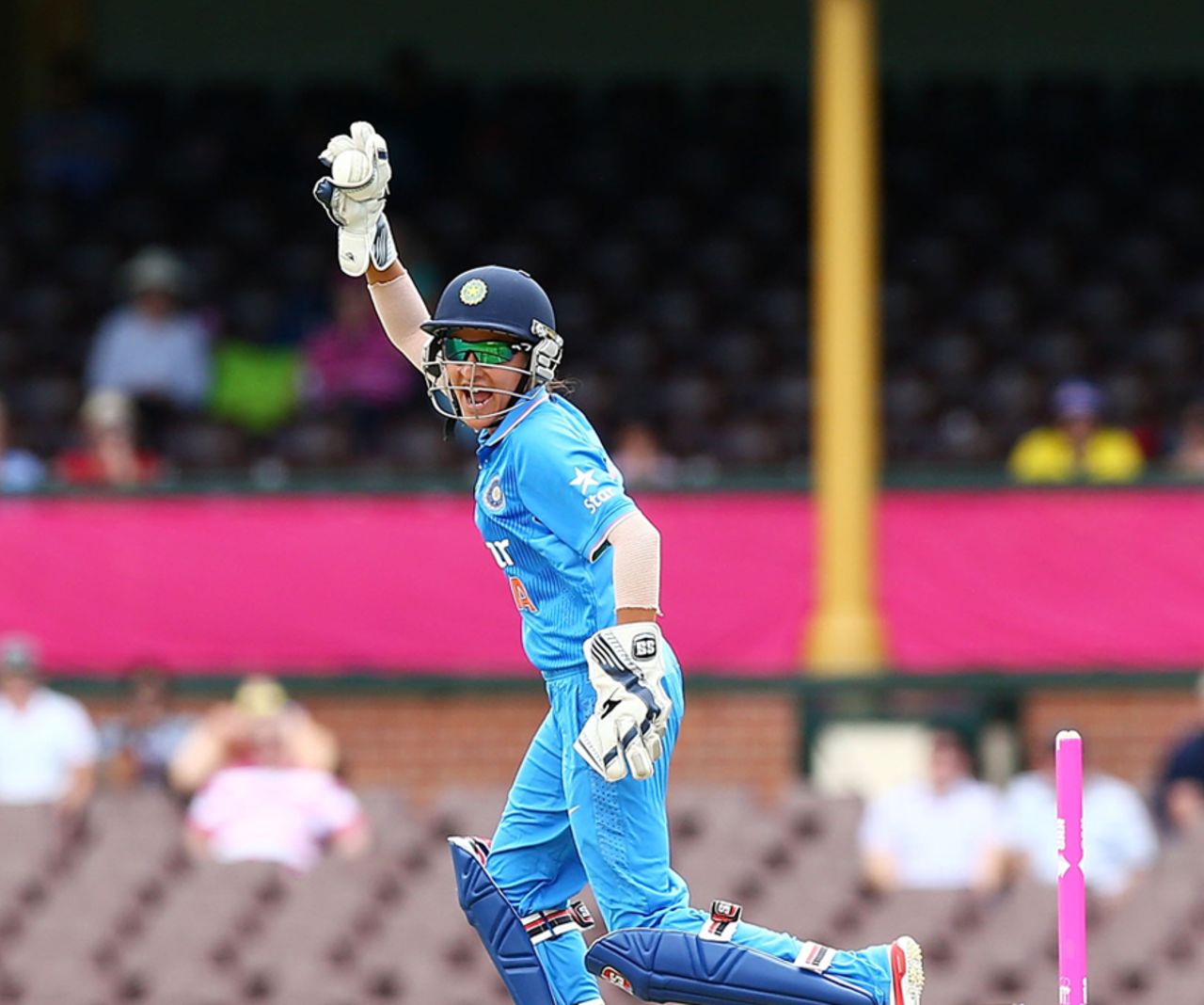 Sushma Verma appeals for a run-out, India Women v Australia Women, Sydney, January 31, 2016