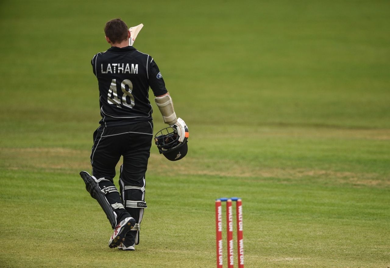Tom Latham scored his first ODI century as captain, Ireland v New Zealand, Malahide, 5th ODI, May 21, 2017