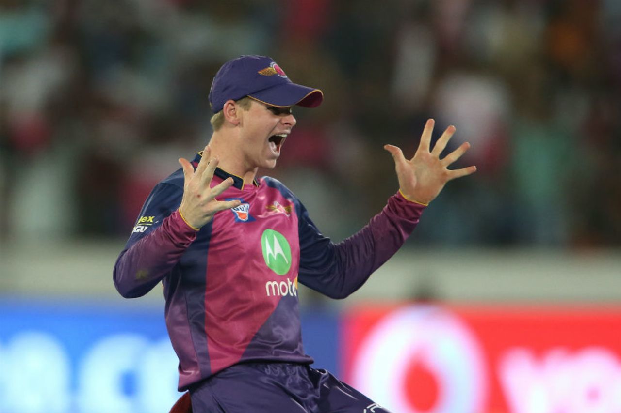 'Did I really hit the stumps? Wow' - Steven Smith can't believe what he's just done, Mumbai Indians v Rising Pune Supergiant, IPL final, Hyderabad, May 21, 2017