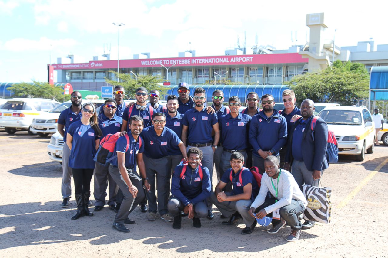USA's touring squad arrives in Uganda ahead of WCL Division Three, Entebbe, May 21, 2017