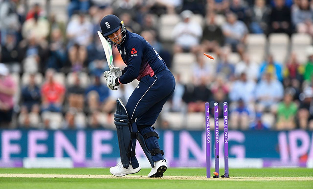 Jason Roy was beaten for pace by Kagiso Rabada, England v South Africa, 2nd ODI, Ageas Bowl, May 27, 2017