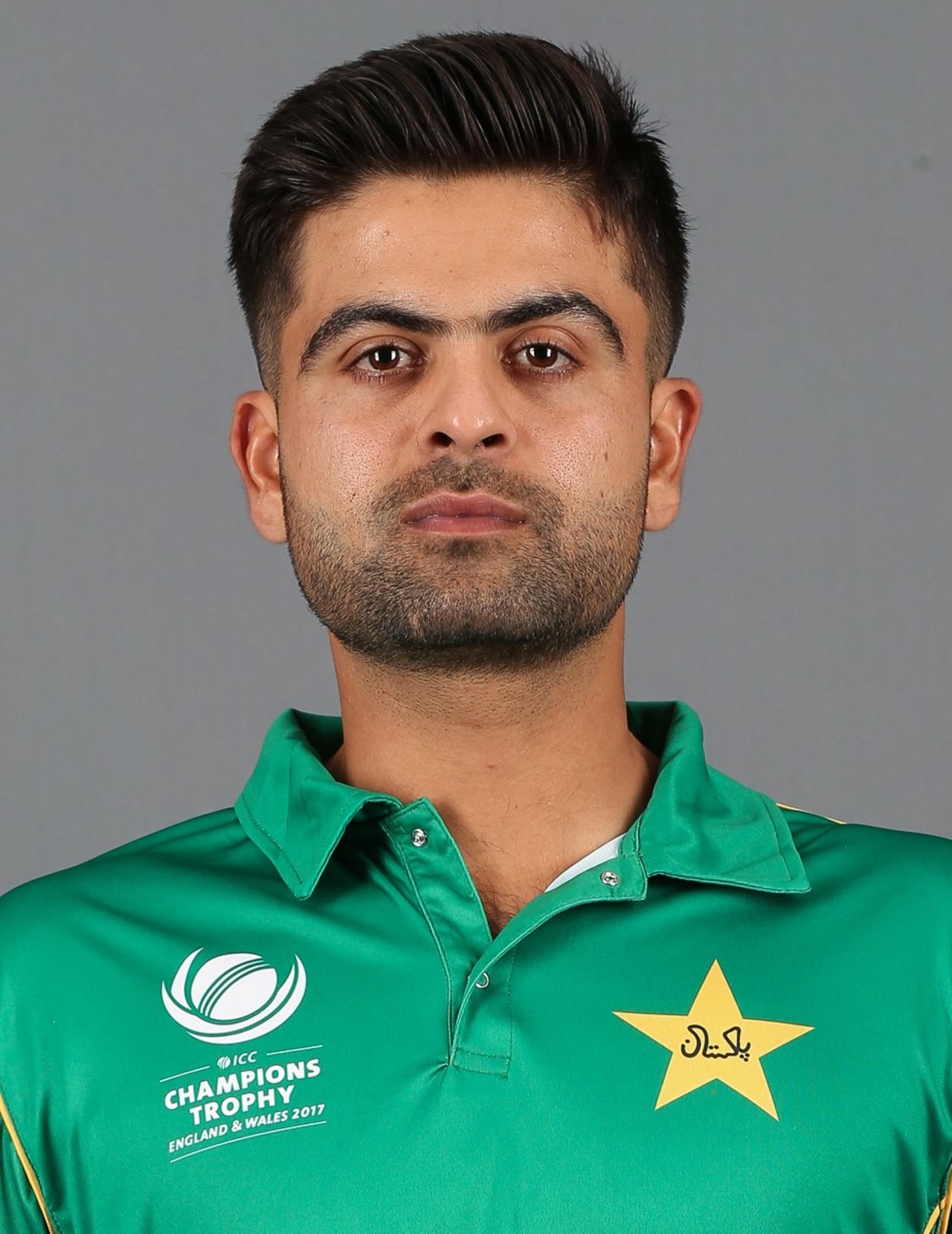 Ahmed Shehzad portrait, Champions Trophy, May 27, 2017