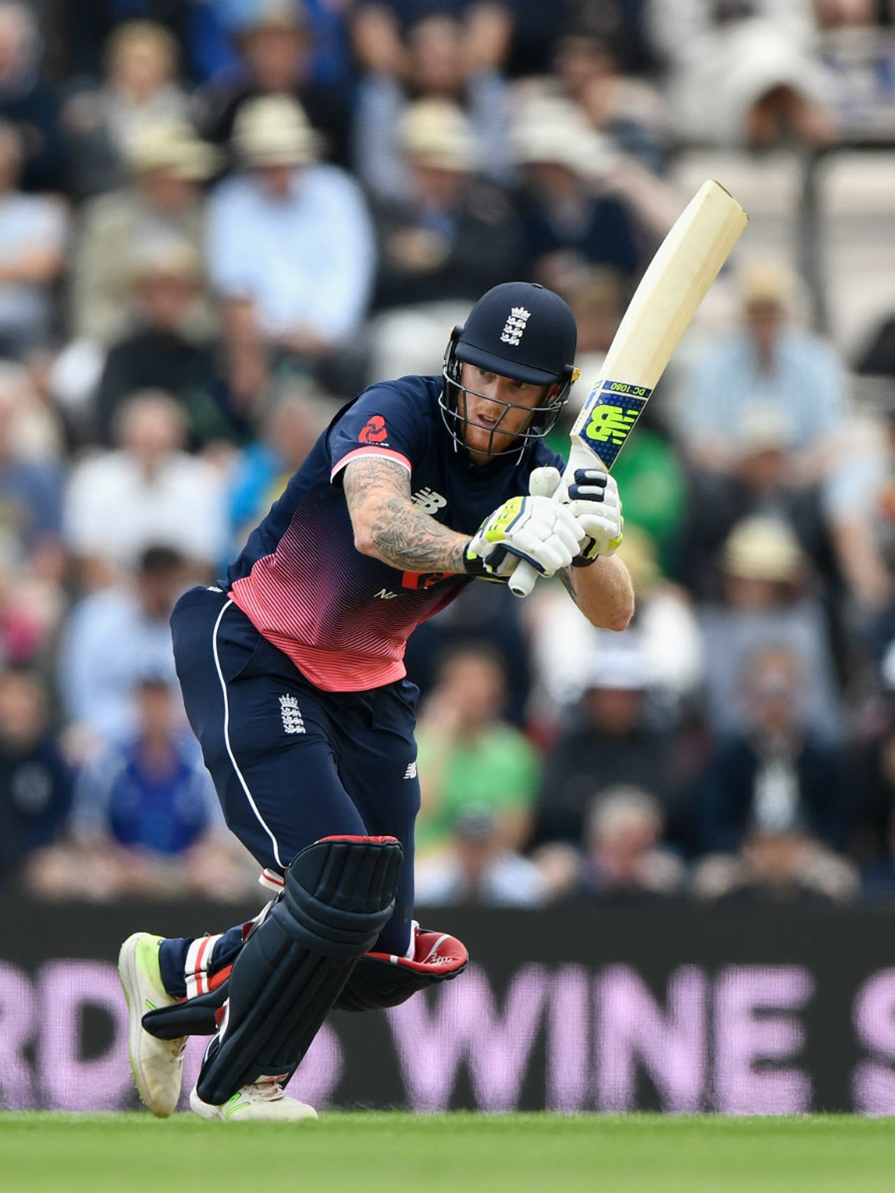 Ben Stokes survived an early let-off but showed no ill effects of his knee injury, England v South Africa, 2nd ODI, Ageas Bowl, May 27, 2017