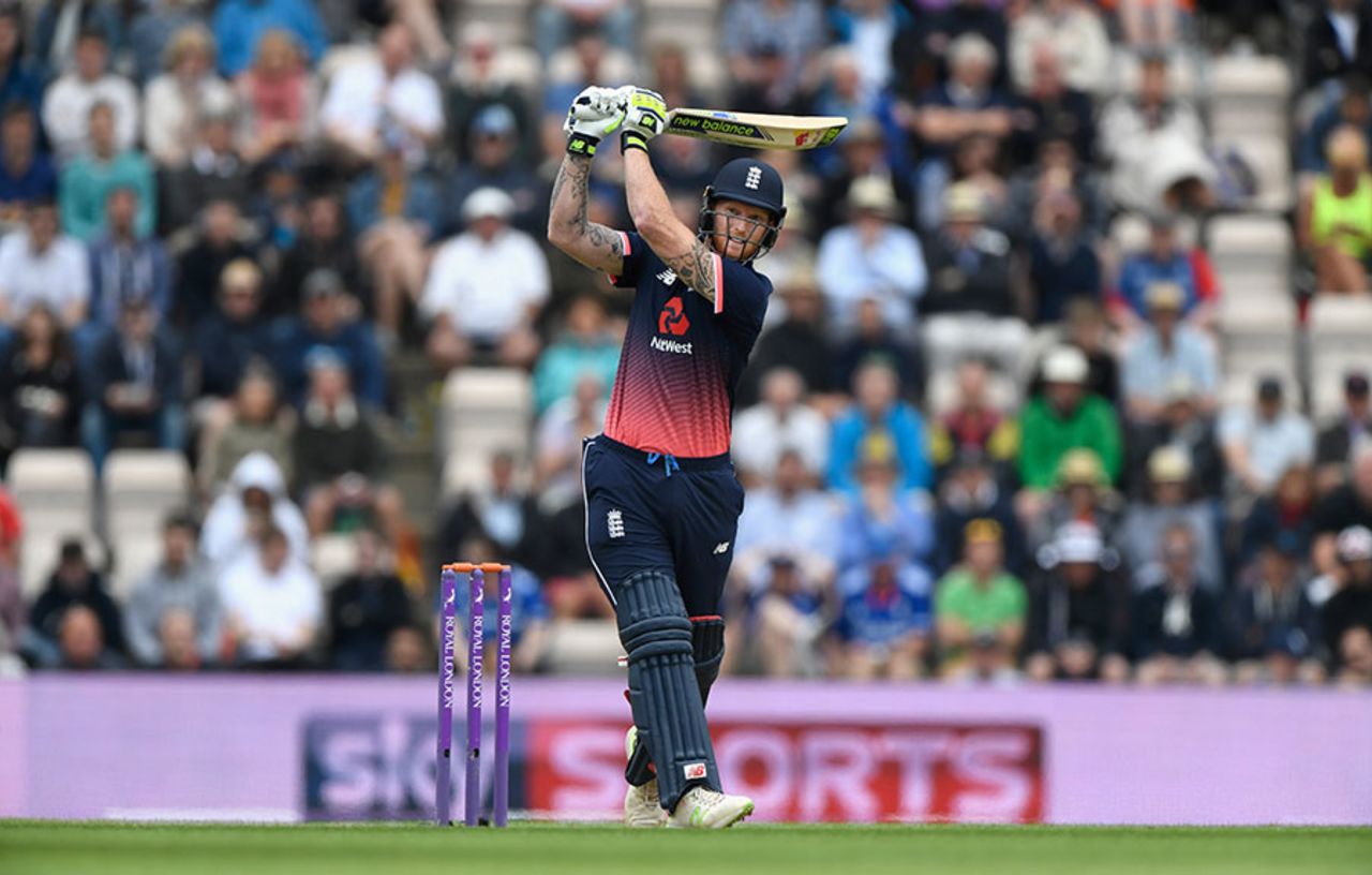 Ben Stokes frequently showed his power, England v South Africa, 2nd ODI, Ageas Bowl, May 27, 2017