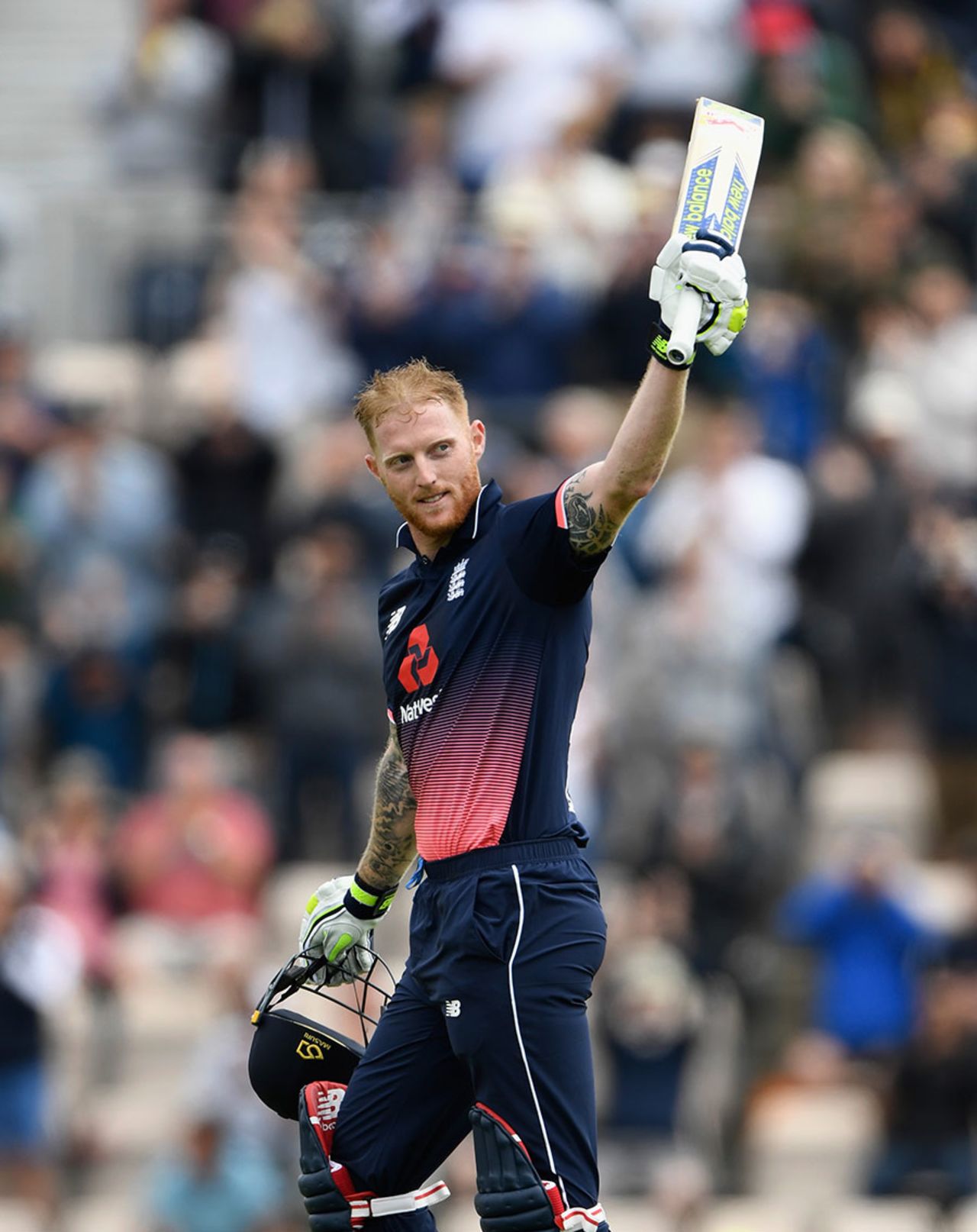 Ben Stokes made his second ODI century off 77 balls, England v South Africa, 2nd ODI, Ageas Bowl, May 27, 2017