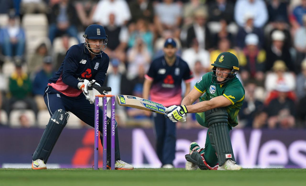 David Miller's hard-hitting innings lifted South Africa's chase, England v South Africa, 2nd ODI, Ageas Bowl, May 27, 2017