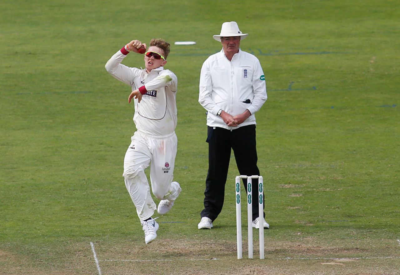 Dom Bess claimed a career-best seven-wicket haul, Somerset v Hampshire, Specsavers County Championship, Division One, Taunton, May 27, 2017