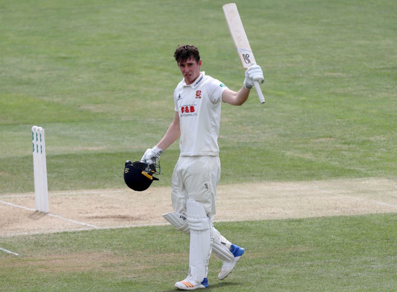 Dan Lawrence made his sixth first-class hundred, Essex v Surrey, Specsavers County Championship, Division One, Chelmsford, May 28, 2017