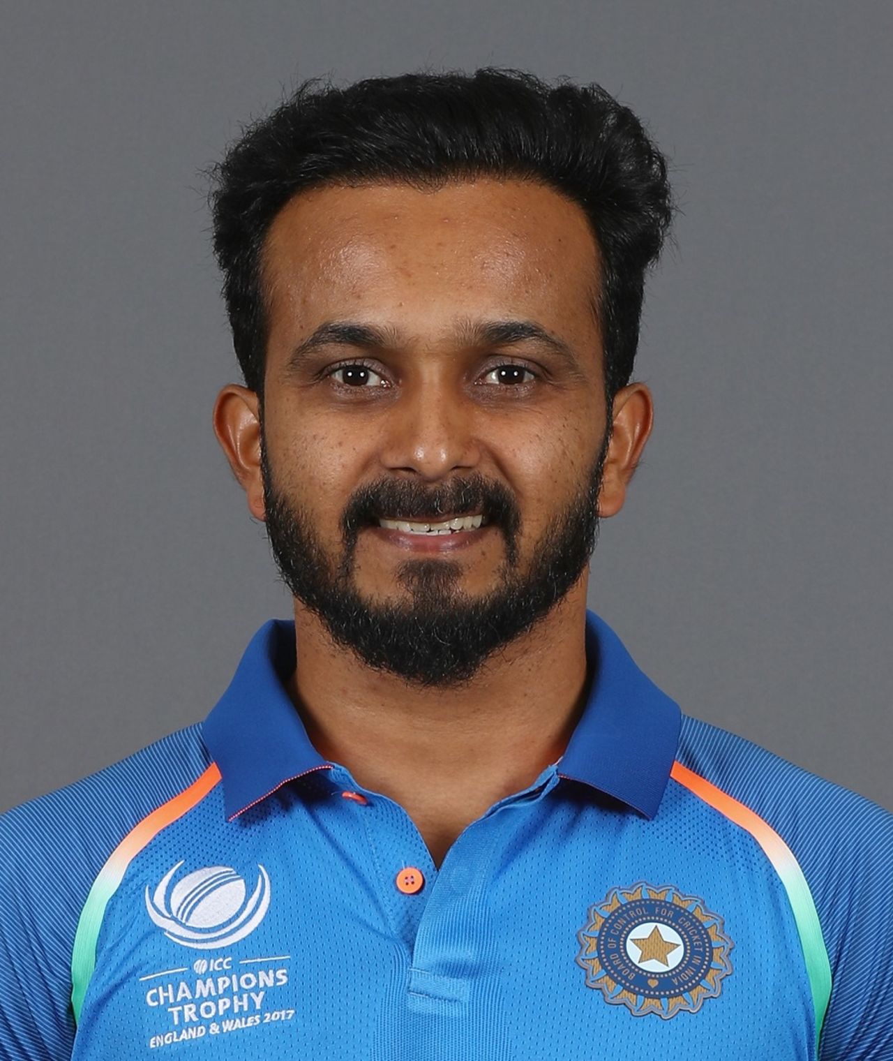 Kedar Jadhav portrait, Champions Trophy, May 2017