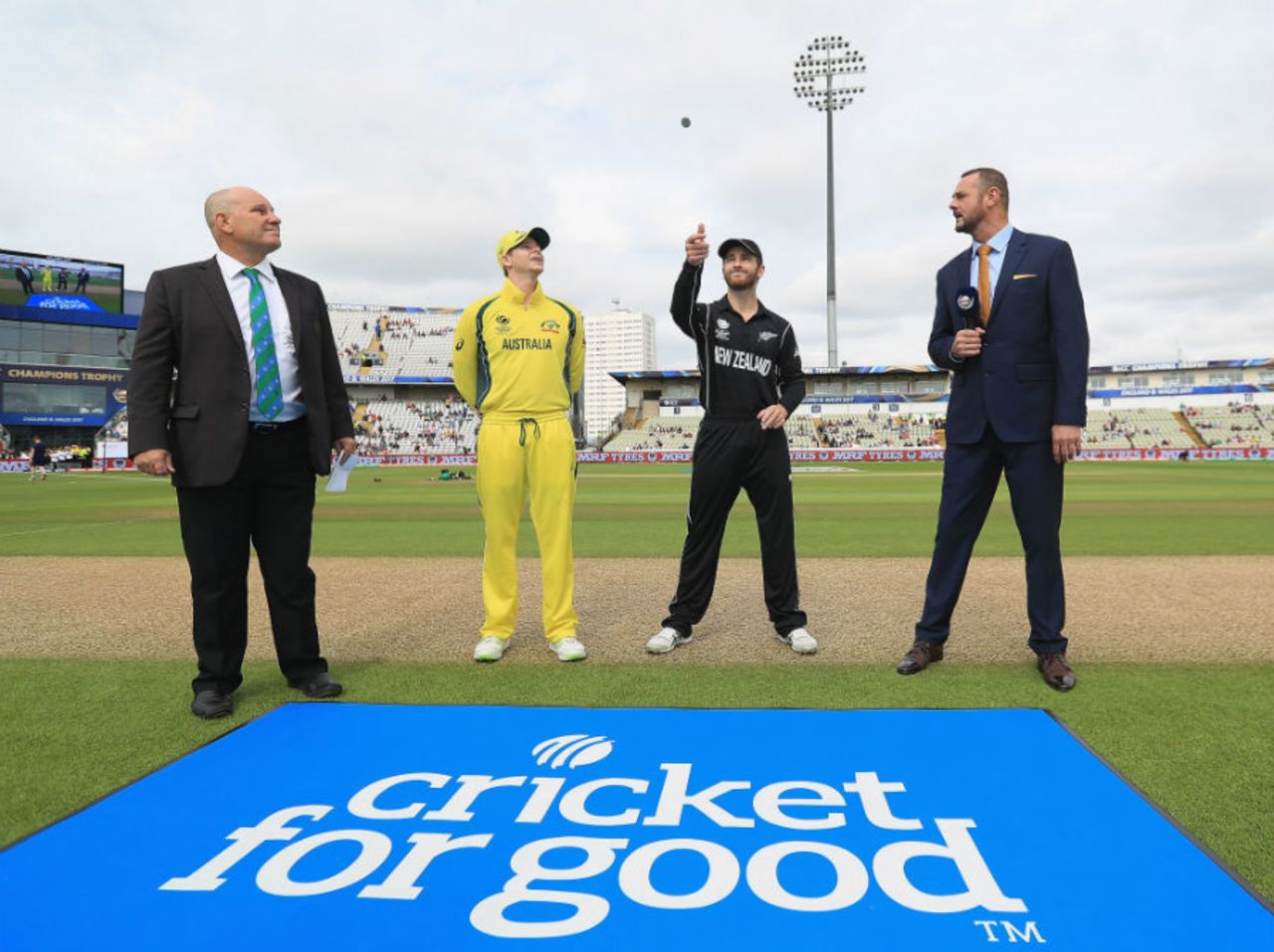 Both captains got what they wanted at the toss, Australia v New Zealand, Champions Trophy, Group A, Edgbaston, June 2, 2017