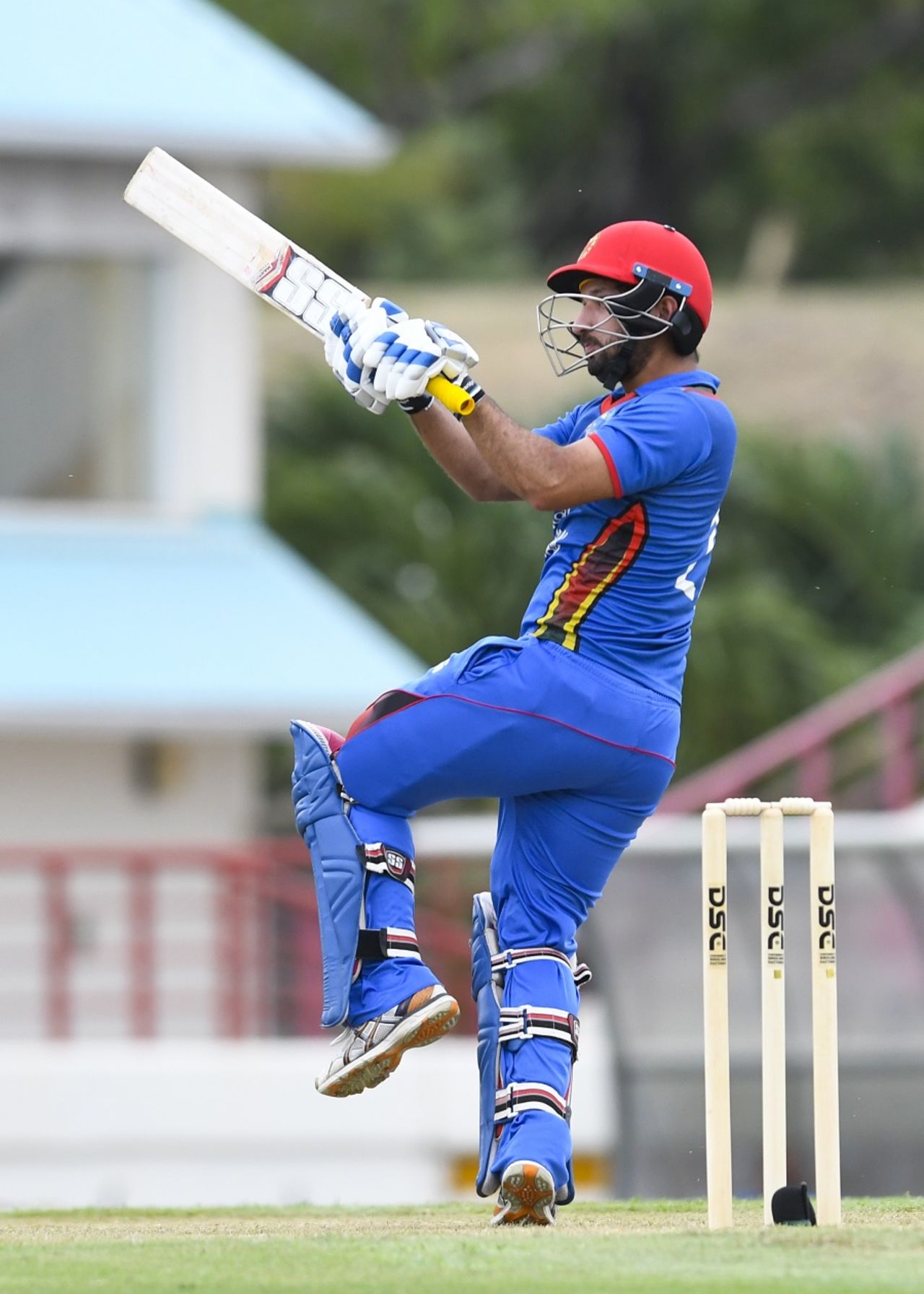 Javed Ahmadi found a lot of runs square of the wicket, West Indies v Afghanistan, 1st ODI, St Lucia, June 9, 2017