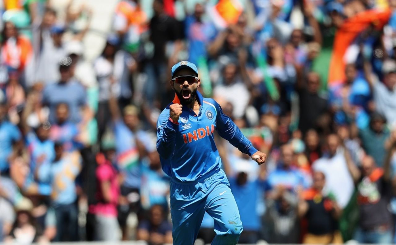 Everything Virat Kohli tried worked, India v South Africa, Champions Trophy 2017, Group B, The Oval, London, June 11, 2017