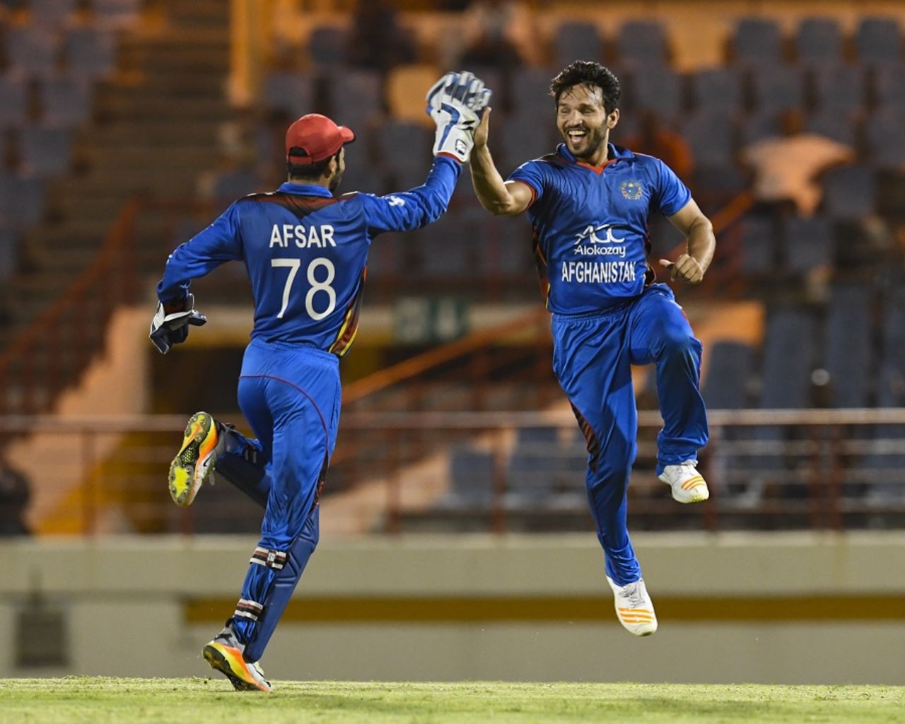 Gulbadin Naib too two wickets, West Indies v Afghanistan, 2nd ODI, Gros Islet, June 11, 2017