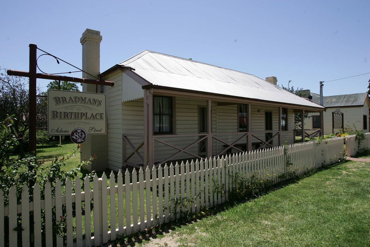 The cottage Don Bradman was born in, in Cootamundra, New South Wales, November 28, 2004