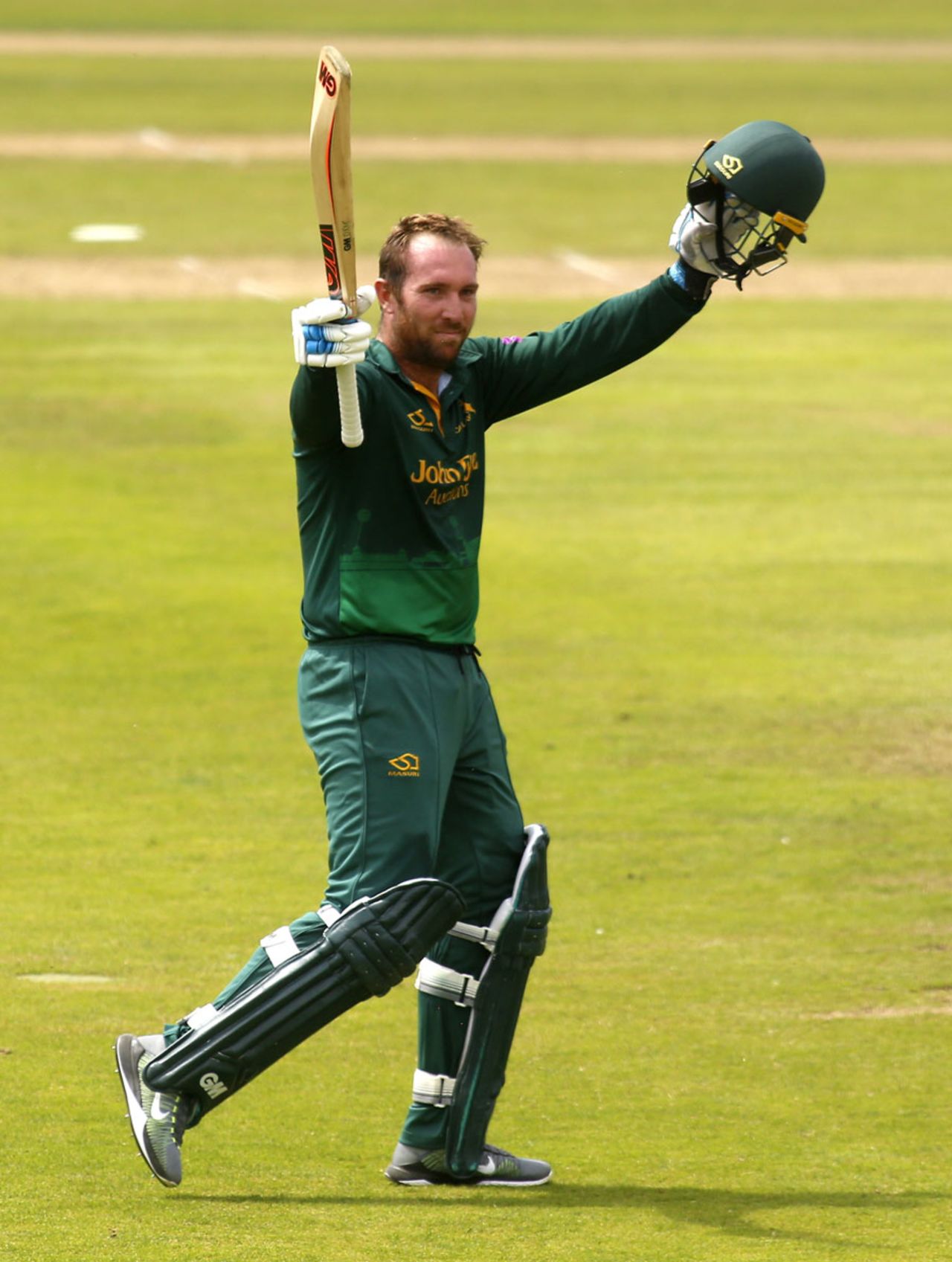 Brendan Taylor stormed to a 69-ball hundred, Somerset v Nottinghamshire, Royal London Cup play-off, Taunton, June 13, 2017