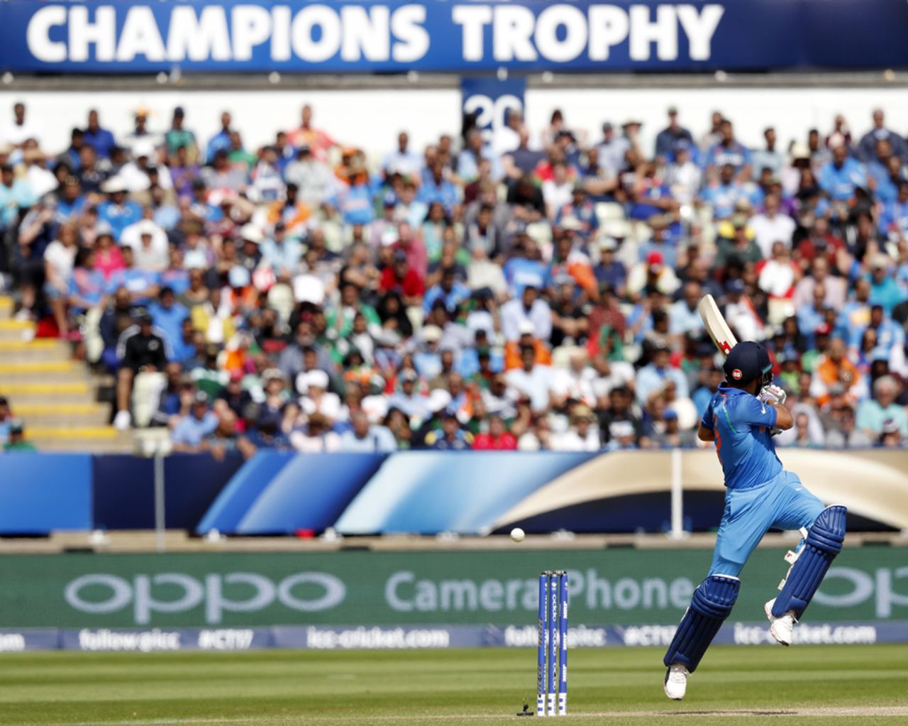 Virat Kohli became the quickest batsman to reach 8000 runs in ODIs, Bangladesh v India, Champions Trophy 2017, Edgbaston, June 15, 2017