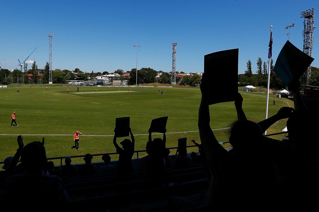 A view of Toorak Park, Melbourne Stars v Perth Scorchers, Women's Big Bash League 2016-17, Melbourne, January 5, 2017 