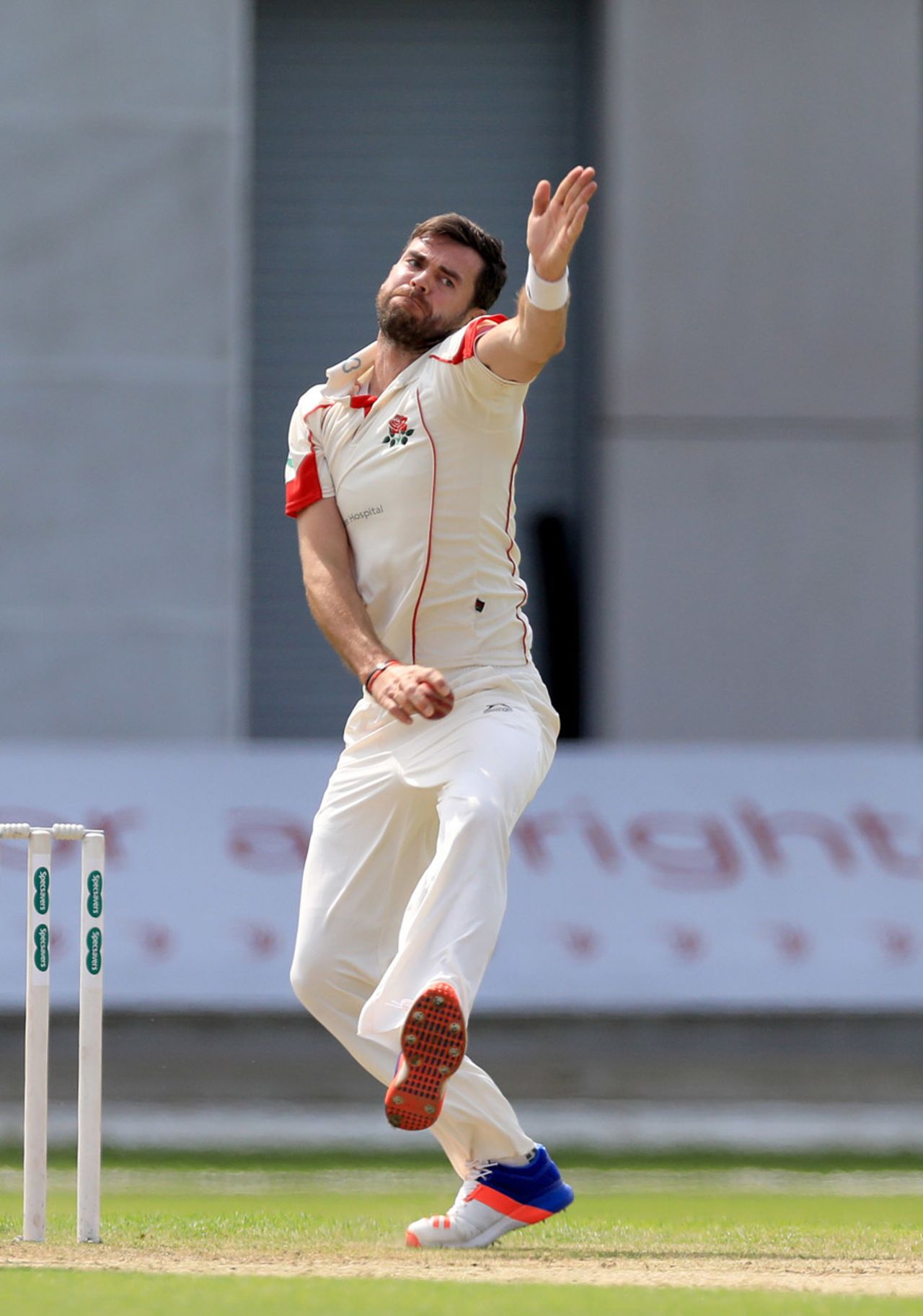 Lancashire still have the services of a heavily-bearded James Anderson, Lancashire v Hampshire, Specsavers Championship Division One, Old Trafford, June 19, 2017