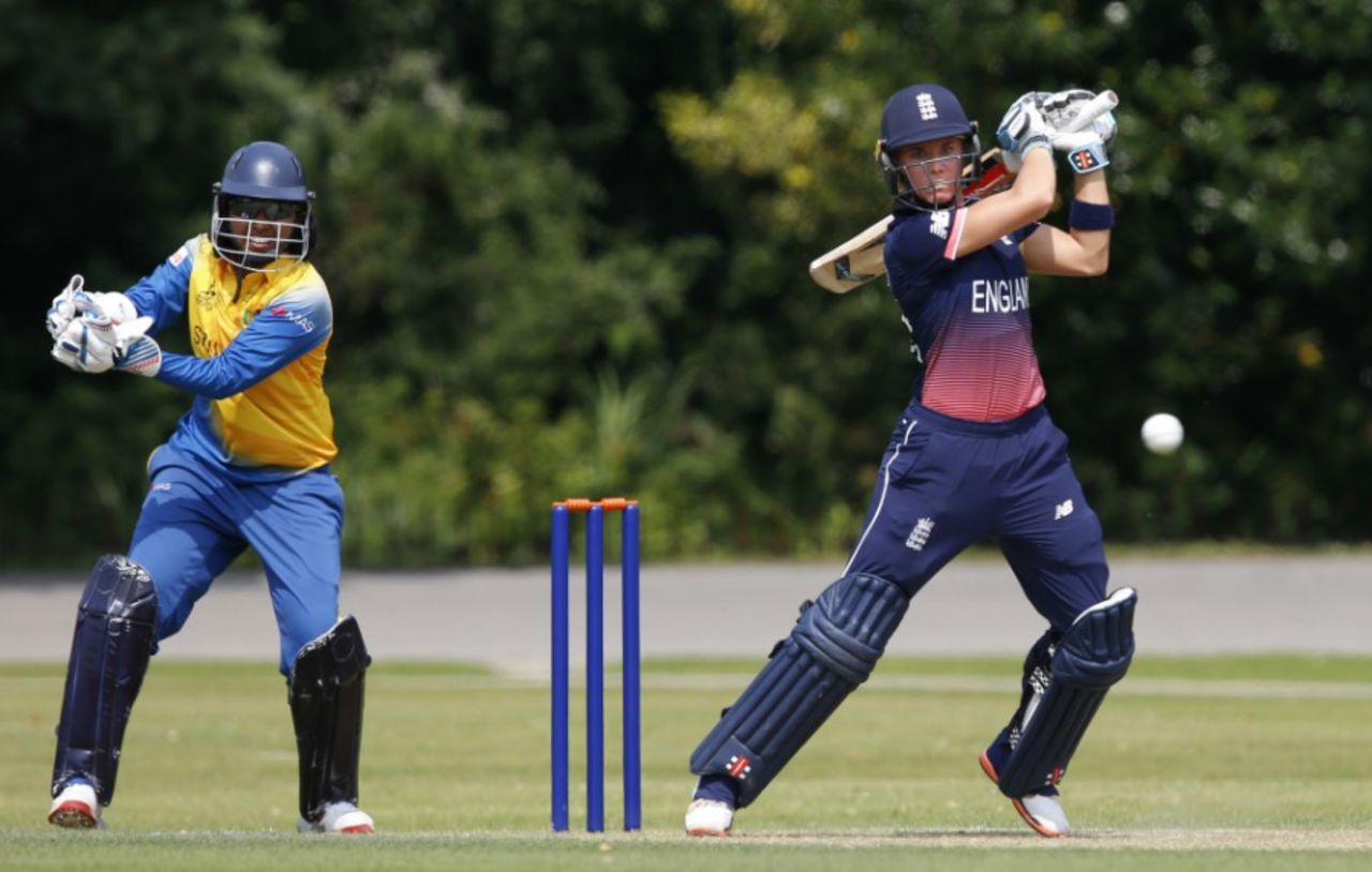 Lauren Winfield swatted five fours and a six in her 35, England v Sri Lanka, ICC Women's World Cup warm-up, Chesterfield, June 19, 2017