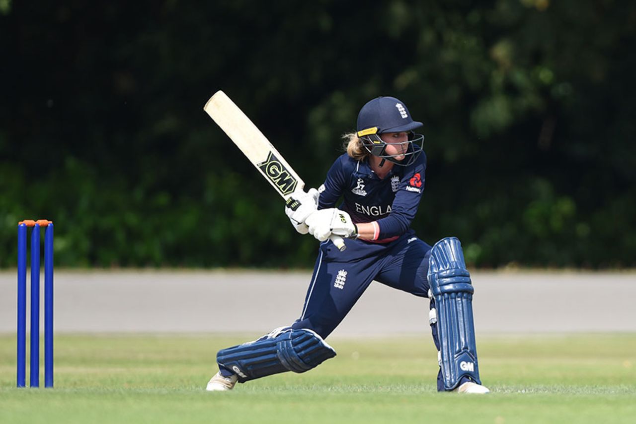 Sarah Taylor was unbeaten on 49, England v Sri Lanka, ICC Women's World Cup warm-up, Chesterfield, June 19, 2017